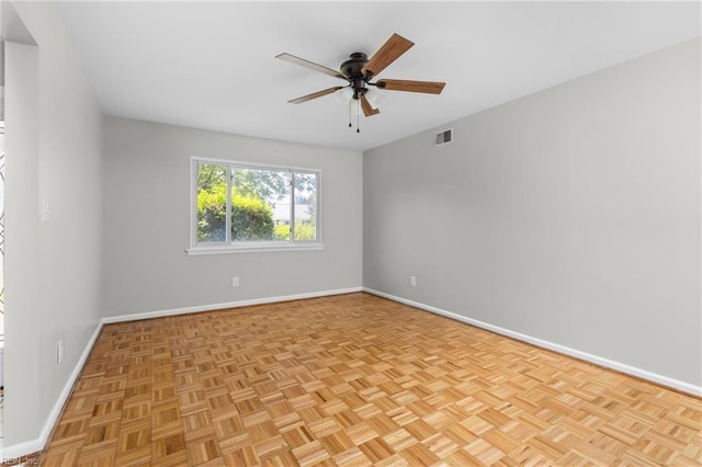 600 Whitechapel Dr, Virginia Beach, VA 23455 - spare room featuring ceiling fan and baseboards