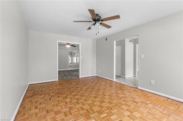600 Whitechapel Dr, Virginia Beach, VA 23455 - unfurnished room with a ceiling fan and baseboards
