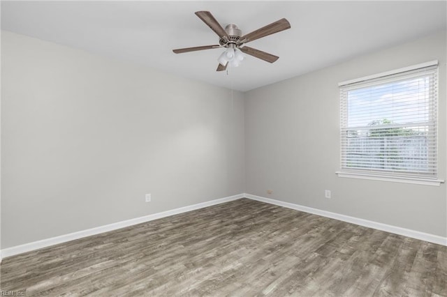 600 Whitechapel Dr, Virginia Beach, VA 23455 - unfurnished room featuring wood finished floors and ceiling fan