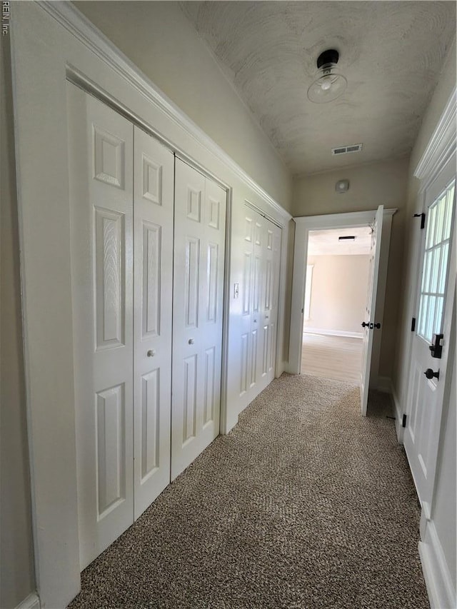 110 S Willard Ave, Hampton, VA 23663 - hallway featuring carpet flooring