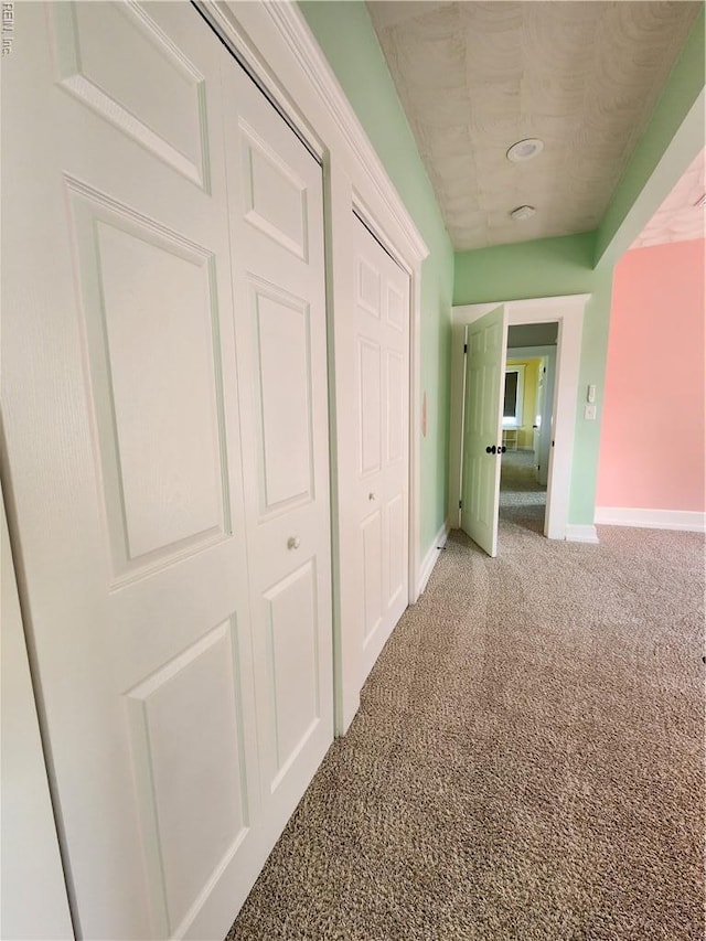 110 S Willard Ave, Hampton, VA 23663 - corridor with carpet floors and baseboards