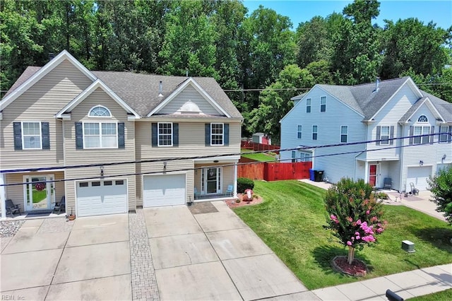1212 Gunn Hall Dr, Virginia Beach, VA 23454 - view of front of property with driveway, a garage, and a shingled roof
