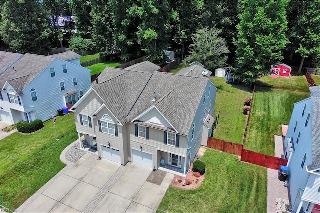 1212 Gunn Hall Dr, Virginia Beach, VA 23454 - view from above of property