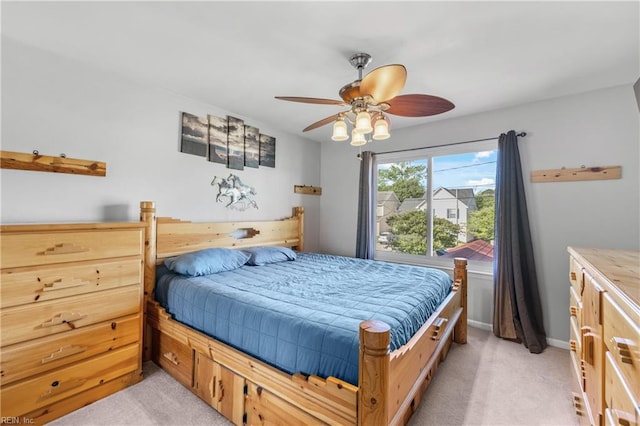 1536 Eagleton Ln, Virginia Beach, VA 23455 - bedroom with light carpet and ceiling fan