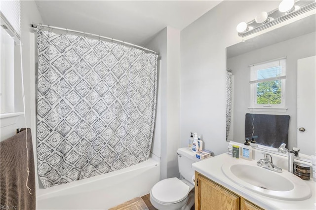 1536 Eagleton Ln, Virginia Beach, VA 23455 - bathroom with vanity and shower / bathtub combination with curtain