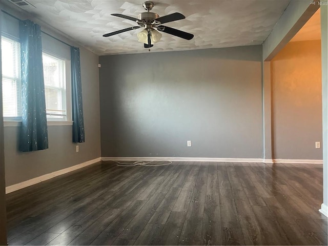 1122 Old Clubhouse Rd, Virginia Beach, VA 23453 - unfurnished room with wood finished floors and a ceiling fan
