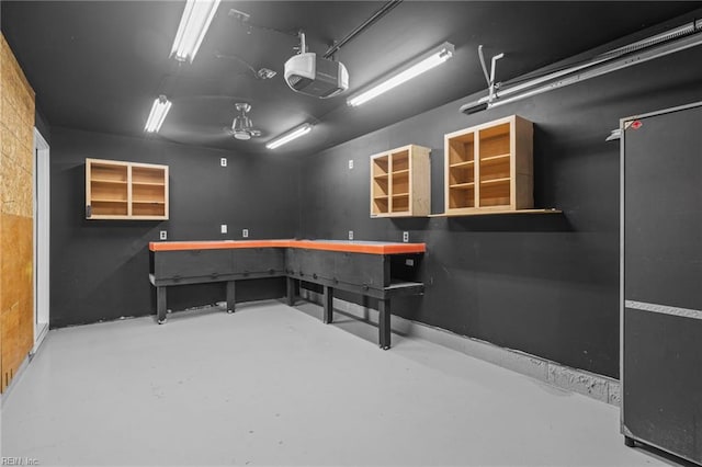 5001 Heathglen Cir, Virginia Beach, VA 23456 - misc room featuring a garage and finished concrete flooring