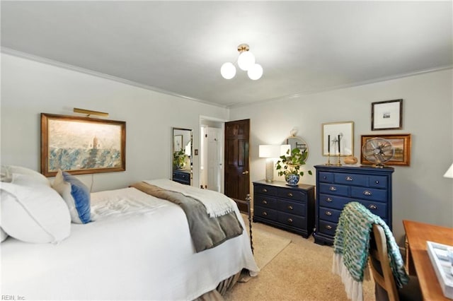 4704 Haygood Point Rd, Virginia Beach, VA 23455 - bedroom featuring light colored carpet and crown molding