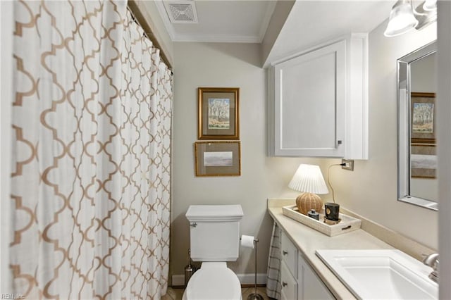 4704 Haygood Point Rd, Virginia Beach, VA 23455 - bathroom featuring vanity and ornamental molding