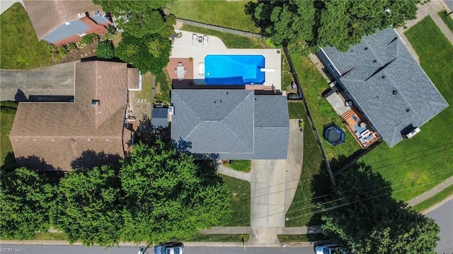 4704 Haygood Point Rd, Virginia Beach, VA 23455 - bird's eye view of a pool area