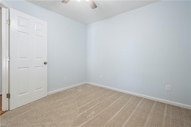 3842 Sir Francis Drake Dr, Chesapeake, VA 23321 - unfurnished room featuring light colored carpet and a ceiling fan