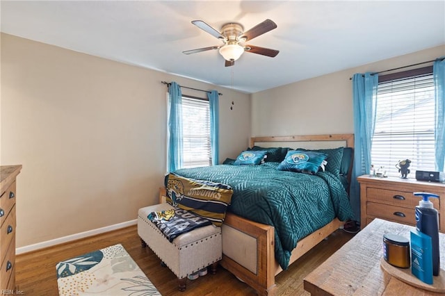 503 Carters Grove Ct, Hampton, VA 23663 - bedroom featuring wood finished floors and ceiling fan