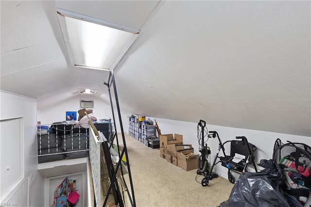 503 Carters Grove Ct, Hampton, VA 23663 - bonus room featuring carpet, vaulted ceiling, and a wall mounted air conditioner