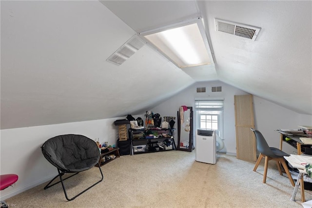503 Carters Grove Ct, Hampton, VA 23663 - carpeted home office with vaulted ceiling