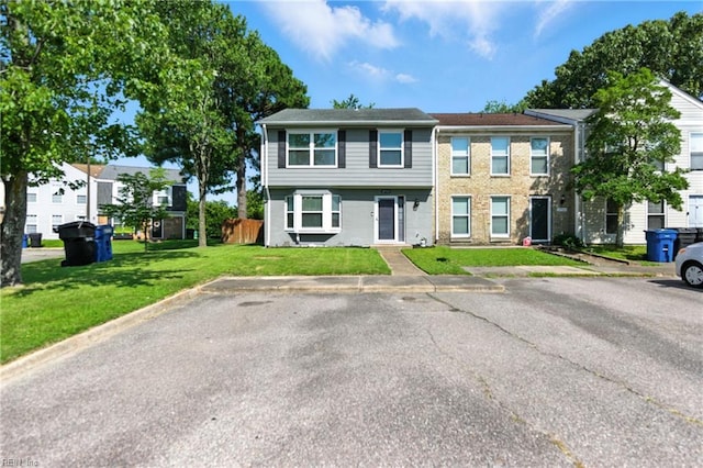 3725 Kingsmill Walk, Virginia Beach, VA 23452 - view of property featuring a front lawn