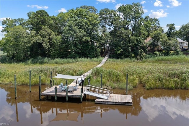 1504 River Creek Cres, Suffolk, VA 23434 - dock area with a water view