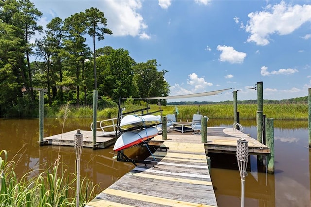 1504 River Creek Cres, Suffolk, VA 23434 - dock featuring a water view
