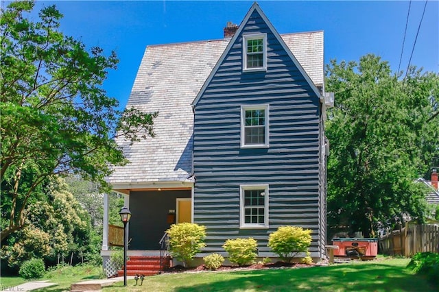 308 River Rd, Newport News, VA 23601 - back of property with a high end roof