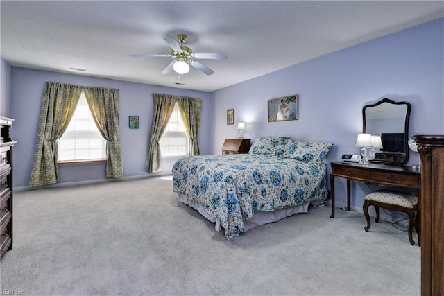3284 Reades Way, Williamsburg, VA 23185 - carpeted bedroom with ceiling fan and baseboards