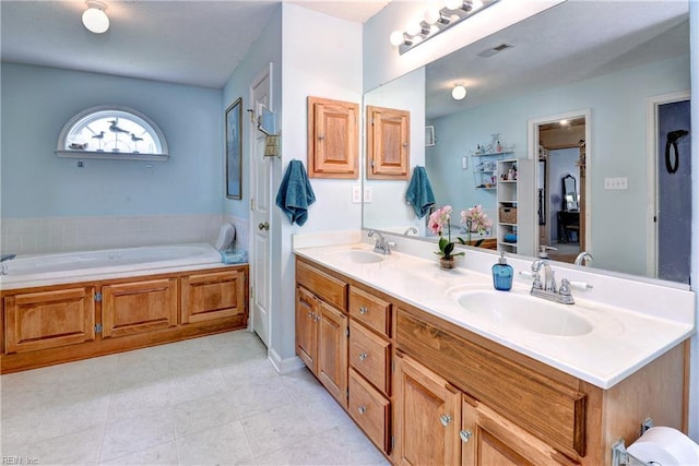 3284 Reades Way, Williamsburg, VA 23185 - bathroom with double vanity and a bath