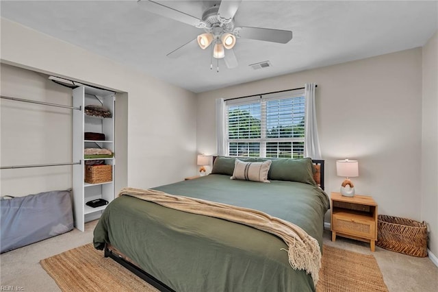 3414 Winterhawk Ct, Chesapeake, VA 23323 - carpeted bedroom featuring ceiling fan