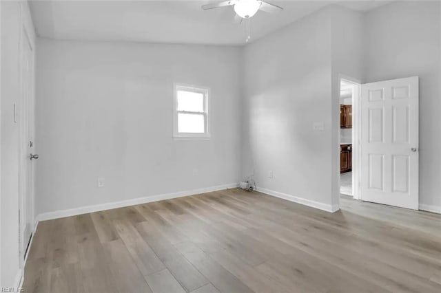 11 Alpine St, Newport News, VA 23606 - spare room with wood finished floors and a ceiling fan