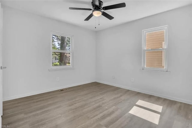 11 Alpine St, Newport News, VA 23606 - empty room featuring wood finished floors and ceiling fan
