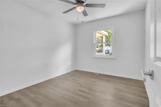 11 Alpine St, Newport News, VA 23606 - spare room with wood finished floors and ceiling fan