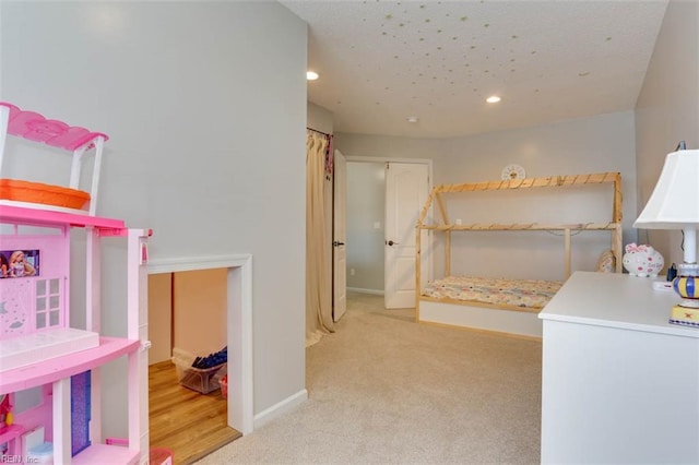 408 Lodge Cv, Chesapeake, VA 23323 - bedroom featuring light carpet and recessed lighting