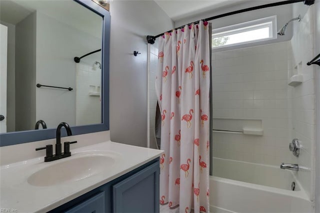 408 Lodge Cv, Chesapeake, VA 23323 - full bath with shower / bathtub combination with curtain and vanity
