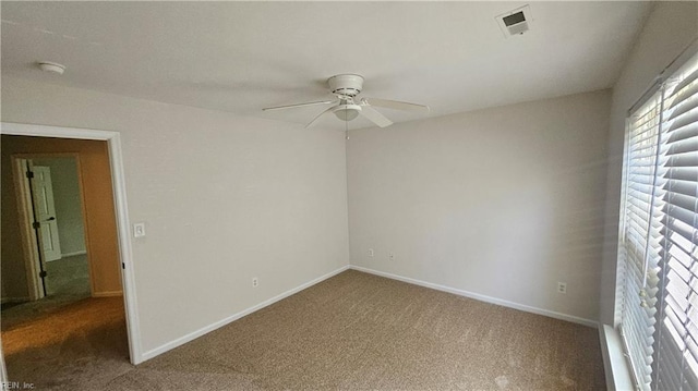 275 Jonathans Way, Suffolk, VA 23434 - carpeted spare room featuring a ceiling fan and a smoke detector