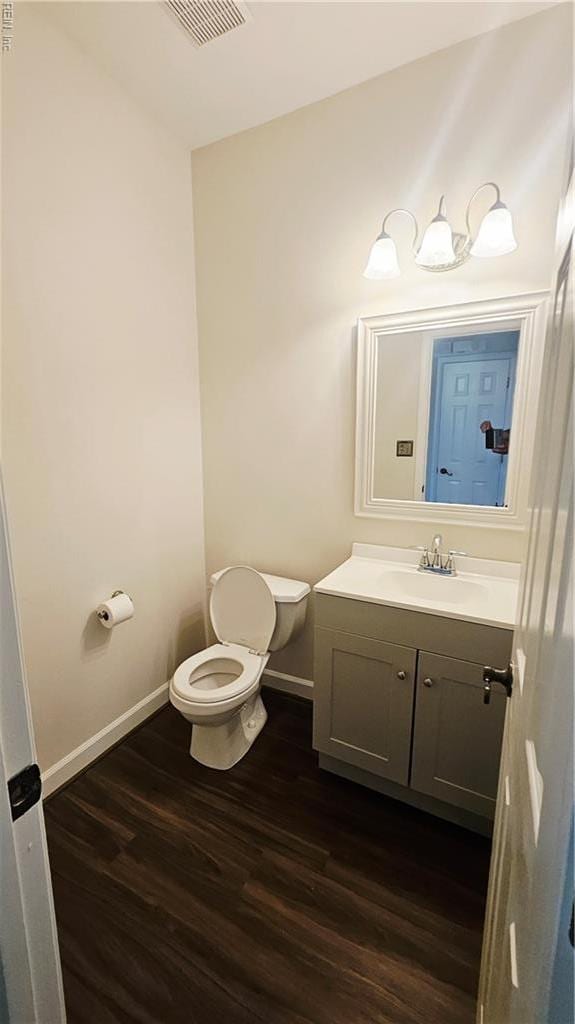 275 Jonathans Way, Suffolk, VA 23434 - half bathroom with wood finished floors and vanity