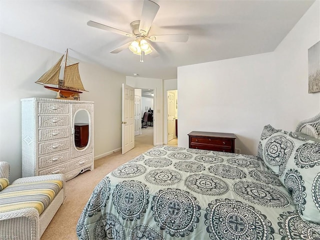 4208 Falcon Creek Dr, Williamsburg, VA 23188 - bedroom featuring carpet floors and ceiling fan