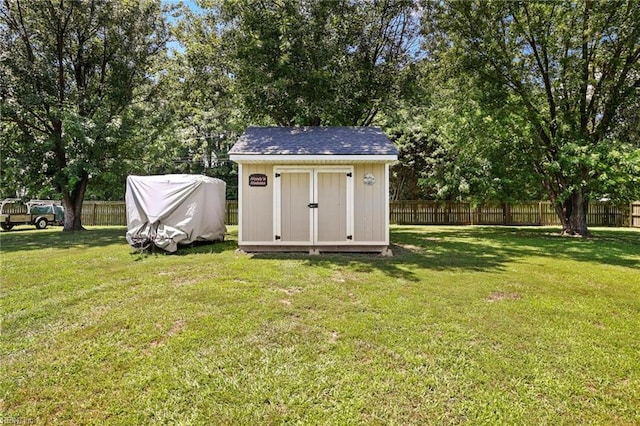 114 Climbing Vine Run, Elizabeth City, NC 27909 - fenced backyard featuring a storage shed