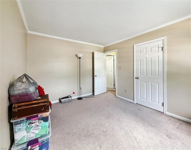 719 Kensington Dr, Newport News, VA 23602 - bedroom featuring crown molding and carpet