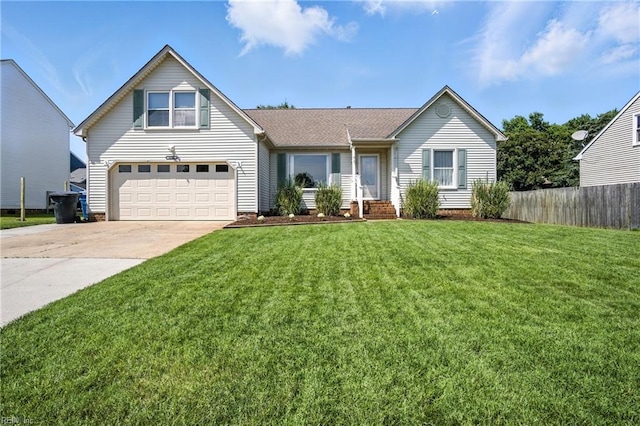1220 Brahms Dr, Virginia Beach, VA 23454 - view of front of house featuring concrete driveway, a garage, and a shingled roof
