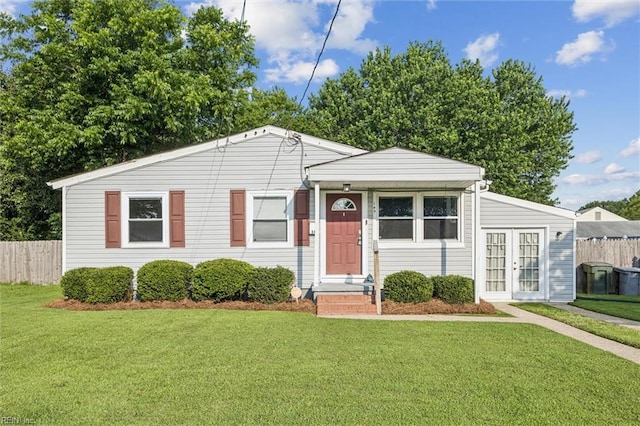 149 Ransone St, Hampton, VA 23669 - view of front of home with french doors