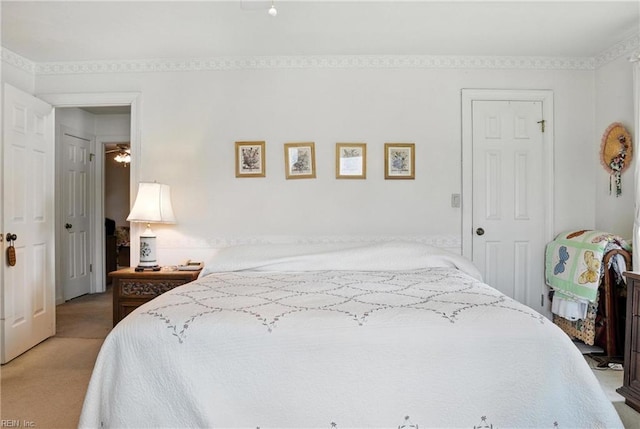 3805 Fleet Ct, Portsmouth, VA 23703 - bedroom with light carpet