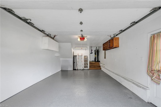 2416 Broadnax Cir, Chesapeake, VA 23323 - garage with gas water heater and a garage door opener