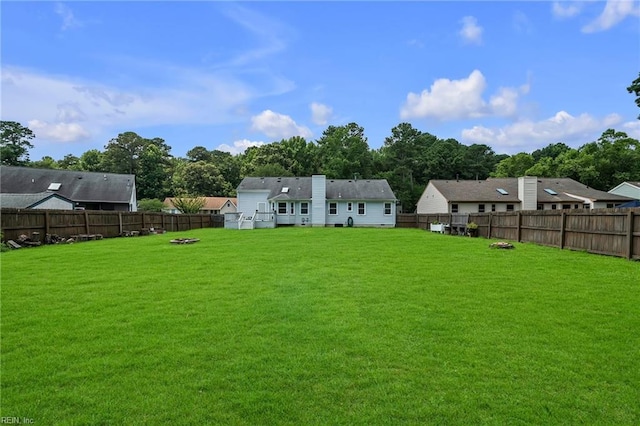 2416 Broadnax Cir, Chesapeake, VA 23323 - rear view of property with a fenced backyard