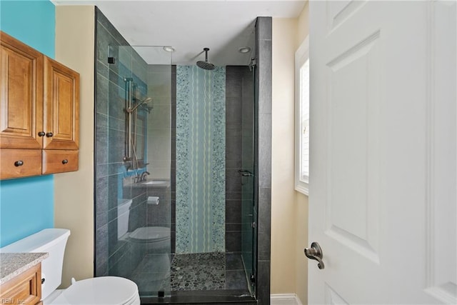 6019 Tabiatha Ln, Lanexa, VA 23089 - bathroom with a shower stall and vanity