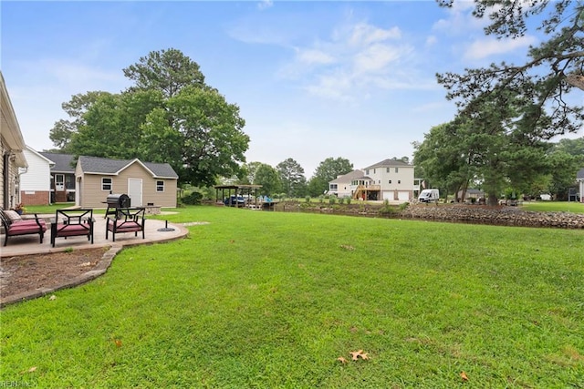 6019 Tabiatha Ln, Lanexa, VA 23089 - view of green lawn with a patio