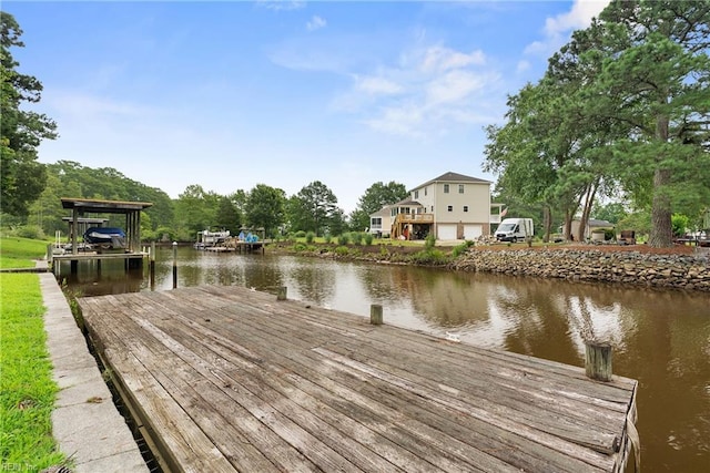 6019 Tabiatha Ln, Lanexa, VA 23089 - dock area with a water view
