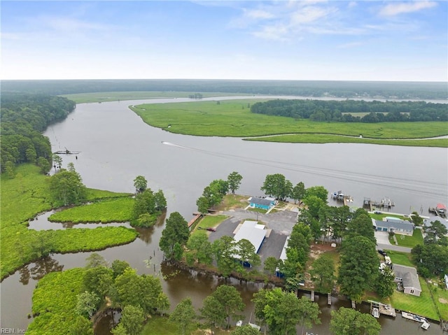 6019 Tabiatha Ln, Lanexa, VA 23089 - aerial overview of property's location with a nearby body of water