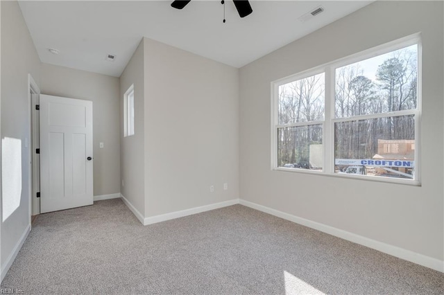 120 Rowland Creek Rd, Moyock, NC 27958 - carpeted spare room featuring ceiling fan and healthy amount of natural light