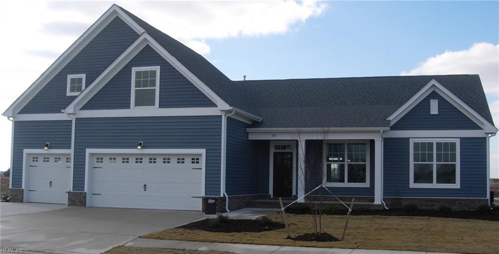 212 Arbormoor Ln, Moyock, NC 27958 - craftsman-style house with driveway and a garage