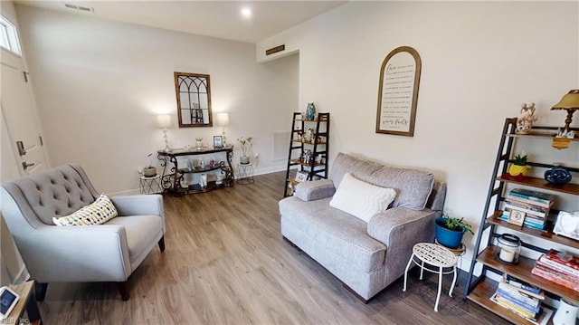9809 Coral Bells Ct, Toano, VA 23168 - living area featuring wood finished floors
