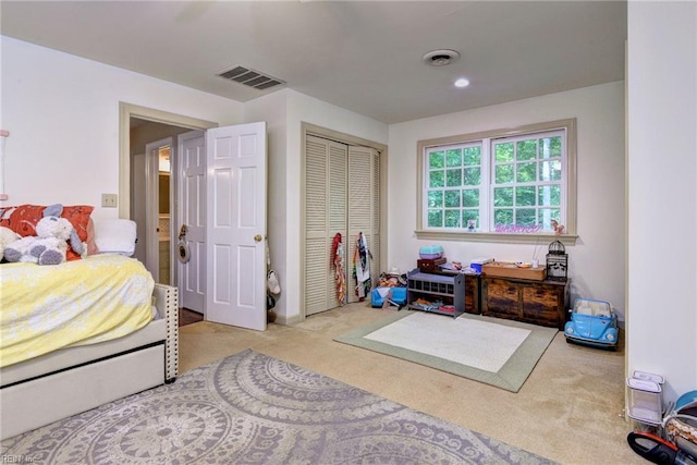 102 Whitehall Ct, Williamsburg, VA 23188 - bedroom featuring carpet flooring and a closet