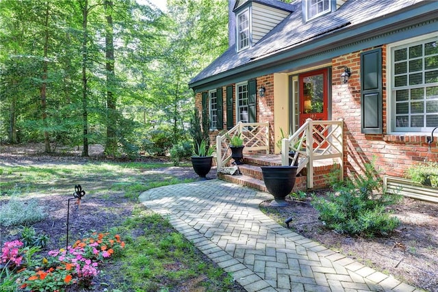 102 Whitehall Ct, Williamsburg, VA 23188 - property entrance featuring brick siding and covered porch