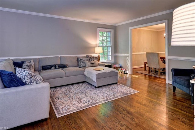 102 Whitehall Ct, Williamsburg, VA 23188 - living room featuring wood finished floors and ornamental molding